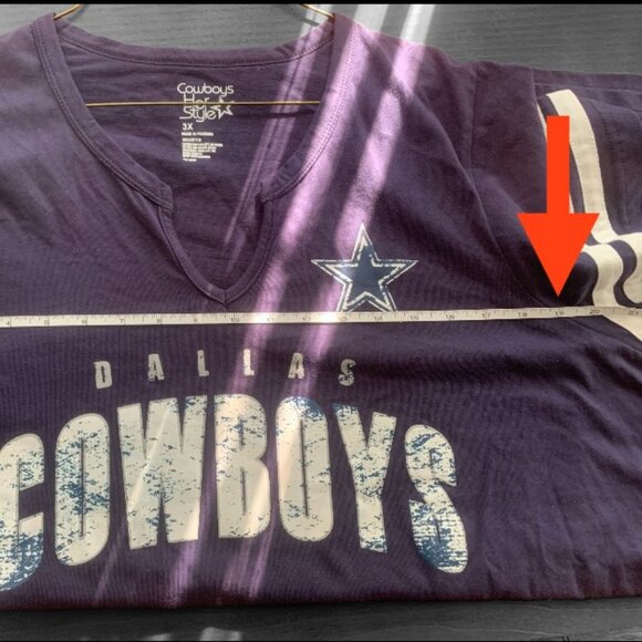 Women's 3X Dallas Cowboys shirt - Picture 6 of 9